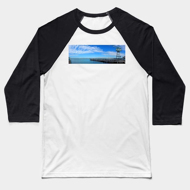 Princes Pier - Port Melbourne Baseball T-Shirt by pops